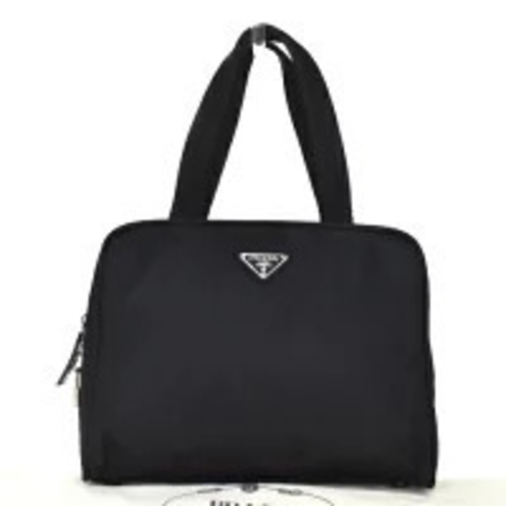 Prada Handbag Black Leather